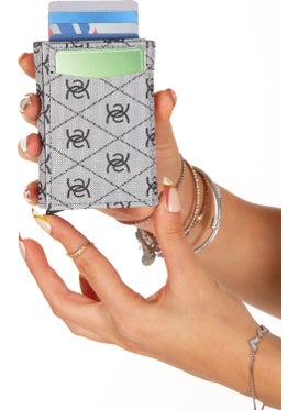 Adelina Unisex Rio Mechanism Automatic Slide Card Holder Wallet  - Image 1