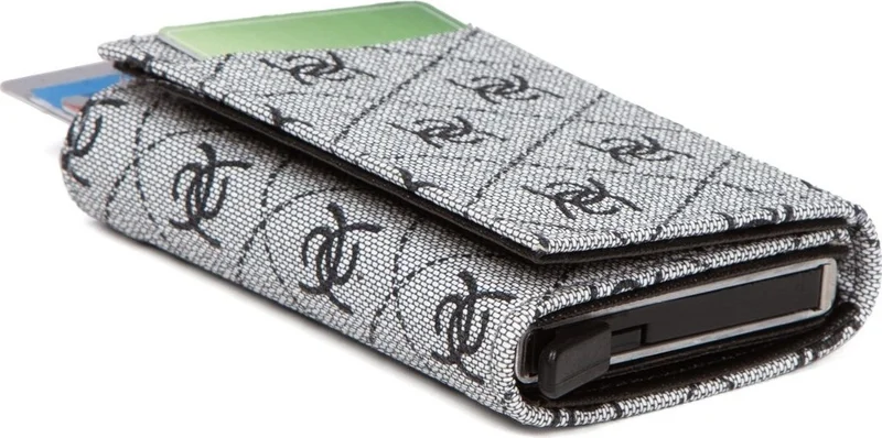 اديلينا Unisex Rio Mechanism Automatic Slide Card Holder Wallet