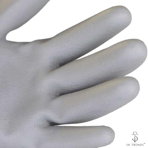 Sr Trends Heavy Duty Reusable Industrial Safety Nylon Anti Cut Resistant Hand Gloves, Hand Gloves For Farming, Industrial, And Gardening Jobs (5 Pair). - Image 4