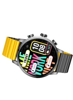 KIESLECT Kr2 Smart watch - Black - Yellow  - Image 1