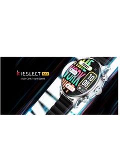 KIESLECT Kr2 Smart watch - Black - Yellow  - Image 3