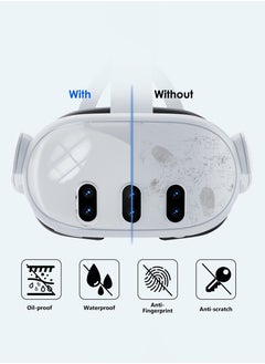 Generic Meta Quest 3 Accessories Four-Piece Protective Kit with Lens Protector and VR Device Accessories  - Image 2