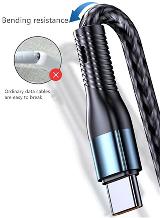 HAVEN 3-in-1 USB Fast Charging Cable 1.2m, 120W High-Speed Charger Cord, Type-C, Micro USB, Port for iPhone, Android, iPad, Tablet, and More - Image 5