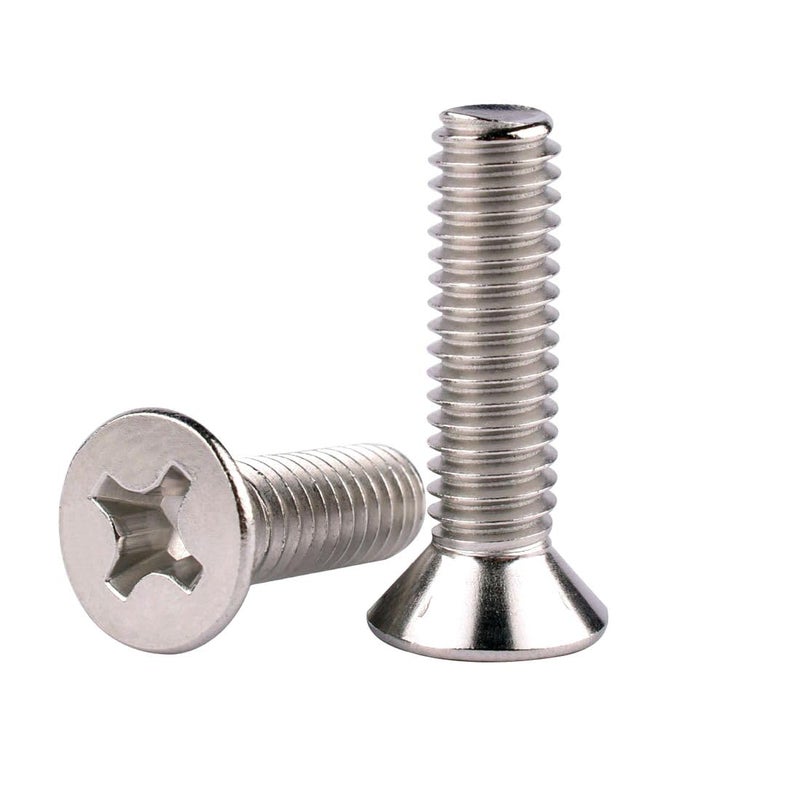 VAMUOEFL #4-40 x 1/2" Phillips Flat Head Machine Screws, Stainless Steel 304 (18-8), UNC Coarse Thread, Countersunk Head Machine Screws, 50Pcs - Image 4