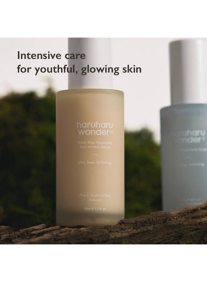 HARUHARU Haruharu Wonder Black Rice Hyaluronic Anti-Wrinkle Serum 1.6 fl. oz / 50 ml | Wrinkle Care, Skin Tightening  - Image 3