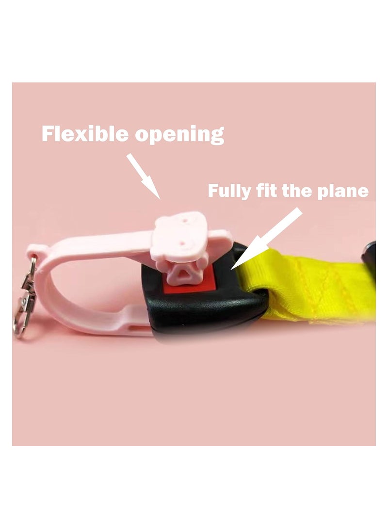 KASTWAVE Car Seat Buckle Latch Strap for Kids, Car Seat Buckle Release Tool with Key Chain, Easy Unbuckle Opener for Women Long Nails, Thumb Arthritis, Hand Pain and Children, 4Pcs - Image 2