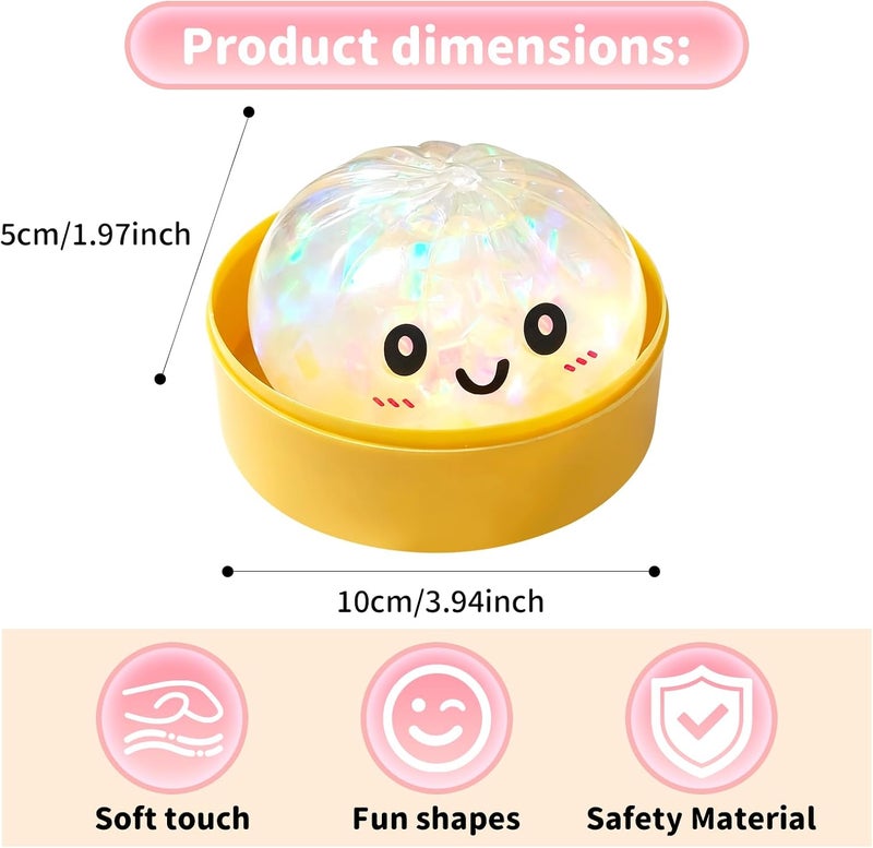 2026 New Glitter Dumpling Squishy Box - Stress Relief Soft Squeeze Toy - Image 2
