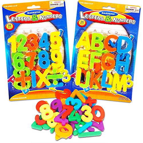 Good Old Values (2 Pack) Magnetic Learning Letters and Numbers, Total 52 Piece Set - Image 1