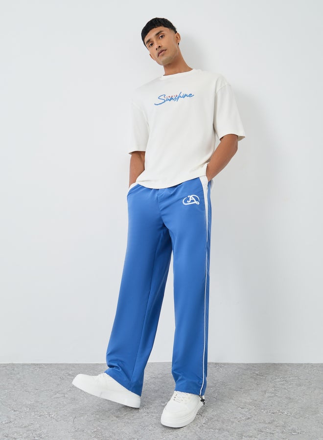 Styli Woven Oversized Joggers with Side Piping and Adjustable Loop - Image 2