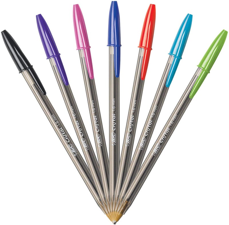 BIC Cristal Xtra Bold Fashion Ballpoint, 48 Pack, NEW ASSORTED COLORS, Medium Point 1.6mm Great Colored Pens For Note Taking, School Supplies for Adults And Kids. - Image 3