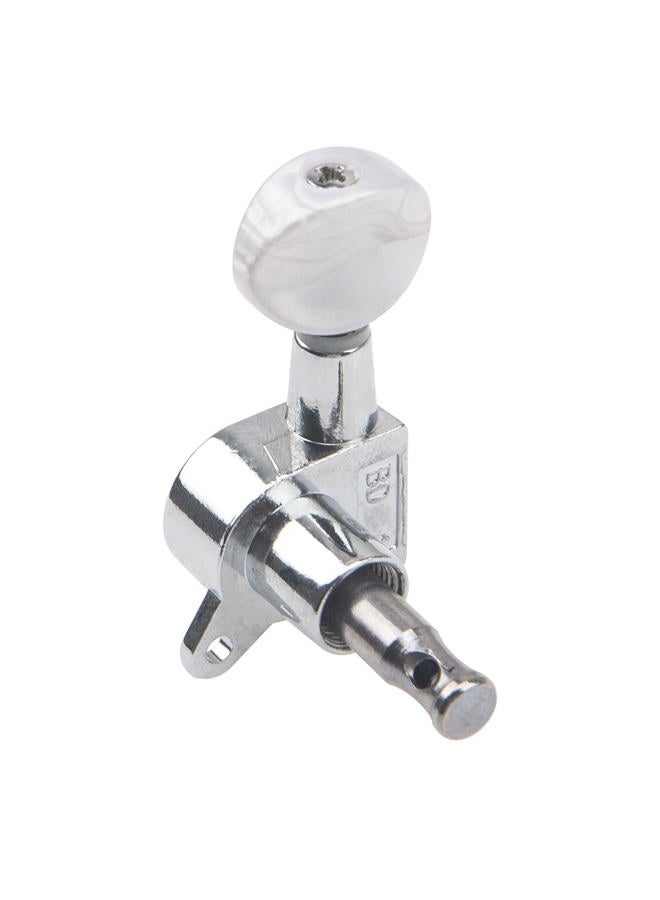 Yootones 4Pcs Ukulele Tuner Tuning Pegs Keys 2L2R Machine Heads Set Compatible with 4 String Ukulele Guitar (White Pearl) - Image 5