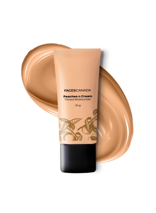 FACESCANADA Tinted Moisturizer - Peaches N Cream - Beige 02, 35g | Hydrating, Lightweight, Non-Oily with Natural Glowy Finish | Sheer Buildable Coverage for Daily Use | BB Cream For All Skin Types - Image 1