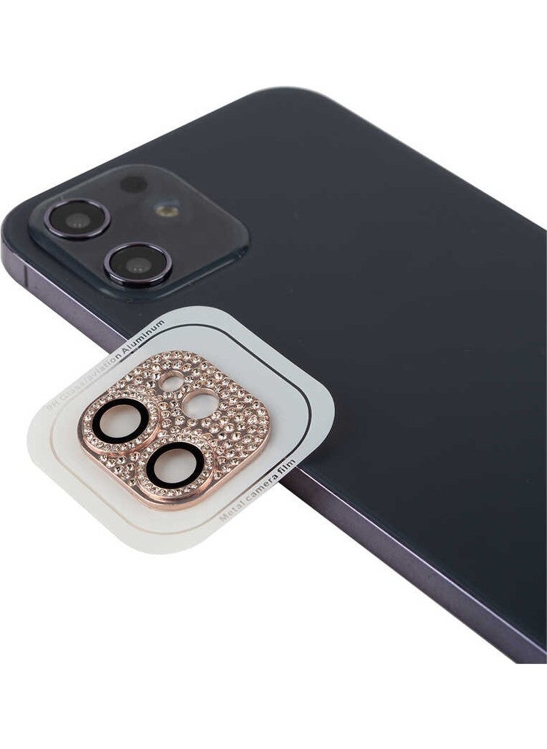 Rona Store iPhone 12 Compatible Zore Cl-08 Camera Lens Protector-Pink 