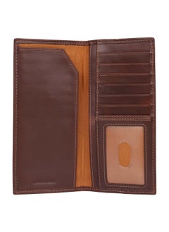 carhartt Carhartt Men's Rugged Leather Triple Stitch Wallet, Brown (Rodeo), One Size  - Image 3