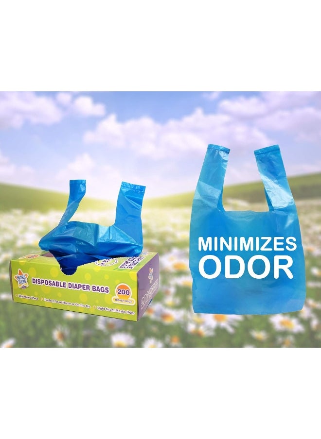 Mighty Clean Baby Disposable Diaper Bags with Light Powder Scent, 300 Count  - Image 3