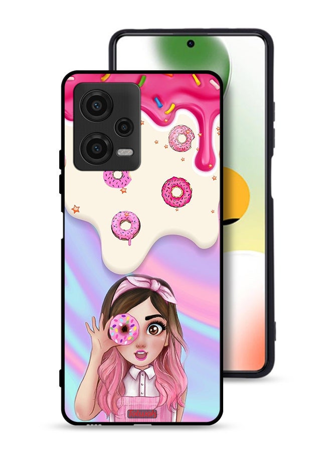 Tolwak Xiaomi Poco X5 Protective Case Cover Holding Donut - Image 1