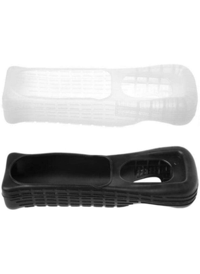 Silicone Protective Case and Wrist Strap Compatible for Wii Remote Controller (White)  - Image 3
