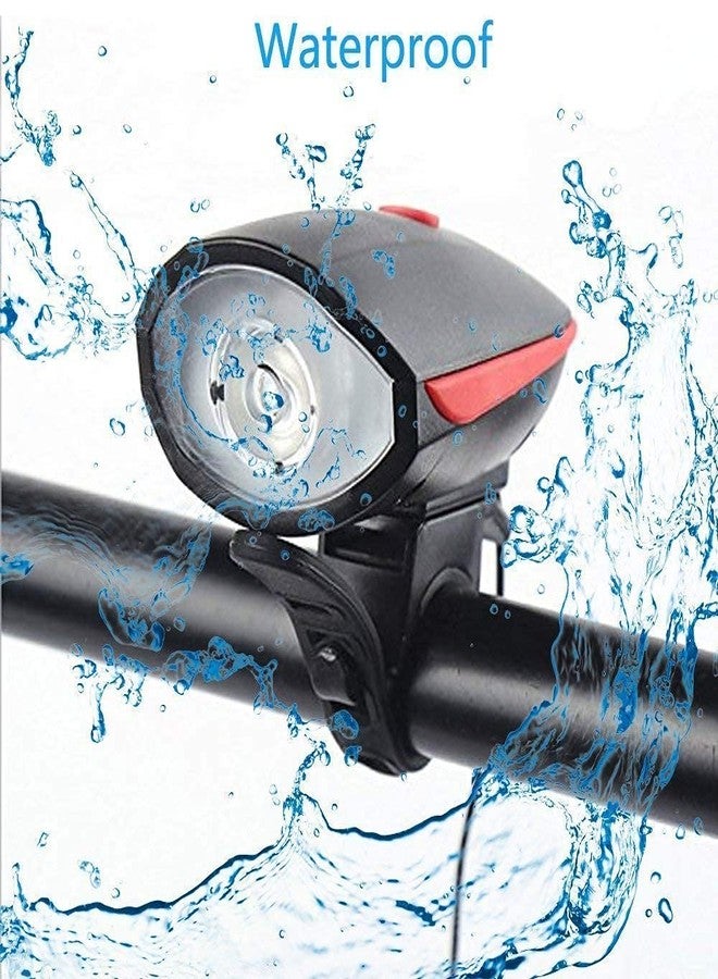 Swami Enterprise Rechargeable Cycle Horn and Light 2-in-1, 140 DB with Super Bright Front Light Waterproof Light 3 Modes - Image 5