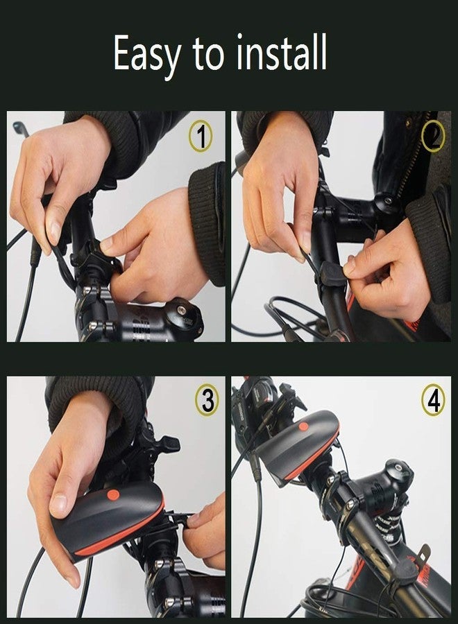 Swami Enterprise Rechargeable Cycle Horn and Light 2-in-1, 140 DB with Super Bright Front Light Waterproof Light 3 Modes - Image 2