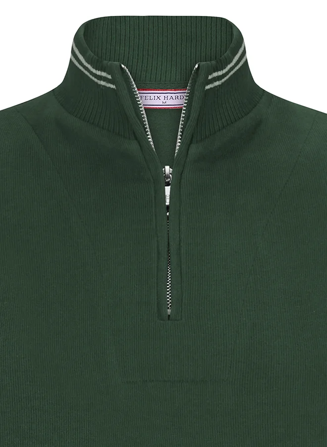 فيليكس هاردي Half-Zip Knit Sweater
