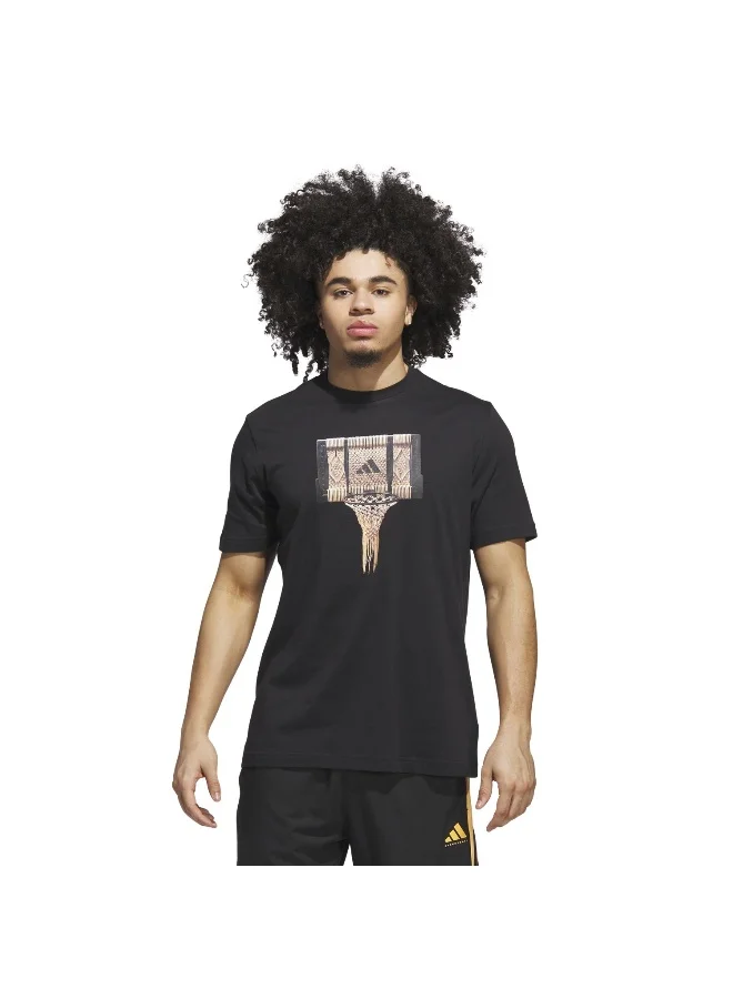 adidas Spotlight Tee 1 Black Basketball T-Shirts For Men M