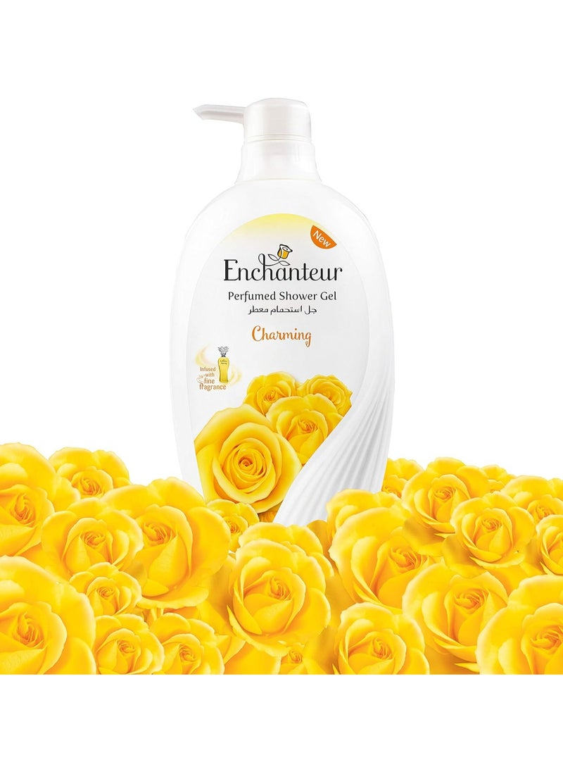Enchanteur - Charming Shower Gel, Shower Experience With Fine Floral Fragrance, 550 ml - Image 1