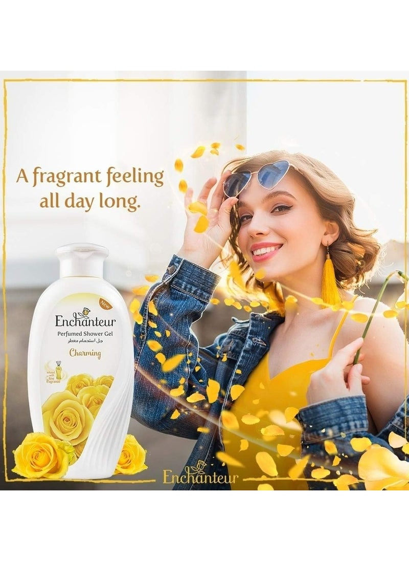 Enchanteur - Charming Shower Gel, Shower Experience With Fine Floral Fragrance, 550 ml - Image 1