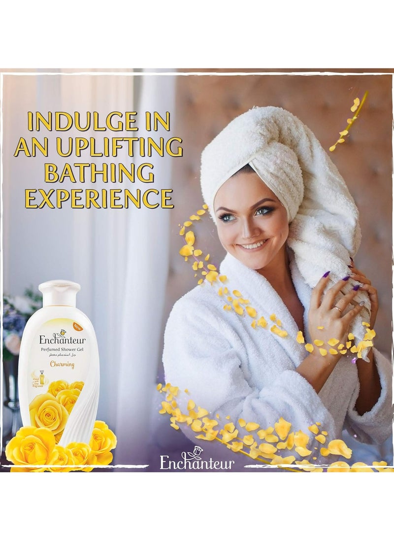 Enchanteur - Charming Shower Gel, Shower Experience With Fine Floral Fragrance, 550 ml - Image 1