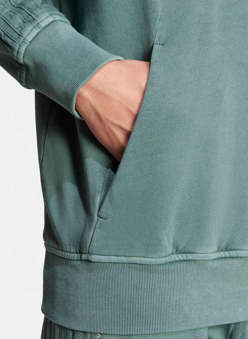 Adidas All Szn French Terry Washed Hoodie - Image 5