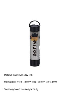 OASIS DESERT Outdoor Flashlight Charging Magnetic Hook Camping Tent Light Led Keychain Flashlight Cap Clip Emergency  - Image 1