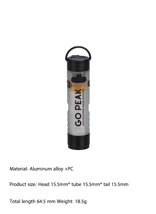 OASIS DESERT Outdoor Flashlight Charging Magnetic Hook Camping Tent Light Led Keychain Flashlight Cap Clip Emergency  - Image 1