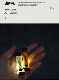 OASIS DESERT Outdoor Flashlight Charging Magnetic Hook Camping Tent Light Led Keychain Flashlight Cap Clip Emergency  - Image 2