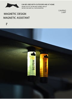 OASIS DESERT Outdoor Flashlight Charging Magnetic Hook Camping Tent Light Led Keychain Flashlight Cap Clip Emergency  - Image 3