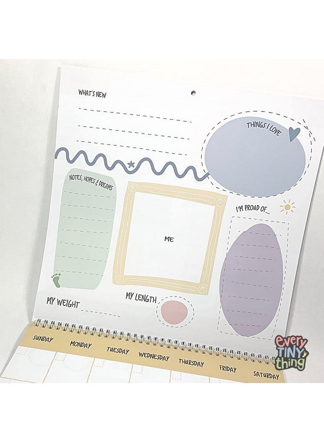 Every Tiny Thing My First Year - A NICU Baby Calendar with NICU Milestone Stickers to celebrate 365 days of precious memories starting in the Neonatal Intensive Care Unit (12x12) - Image 3