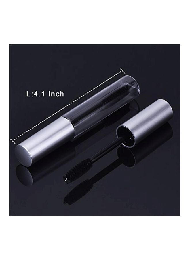 Loquat Empty Mascara Tube With Accessories Clear/Black/White - Image 3