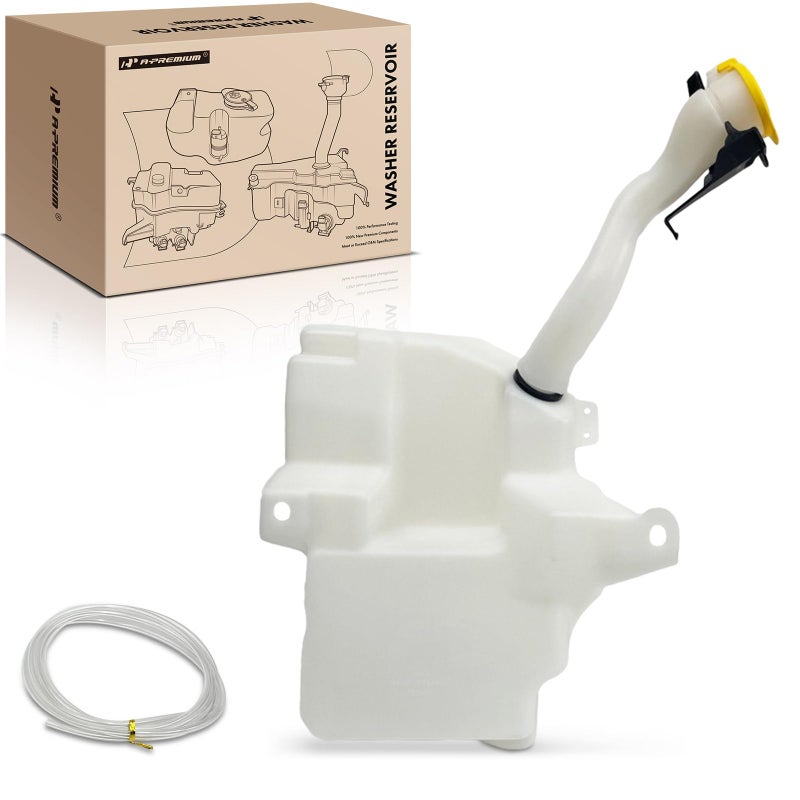 APremium Windshield Washer Reservoir Compatible with Select Ford Models Escape 20132014 CMax 20132018 with Washer PumpCapFiller NeckHose Replace CJ5Z17618APFM