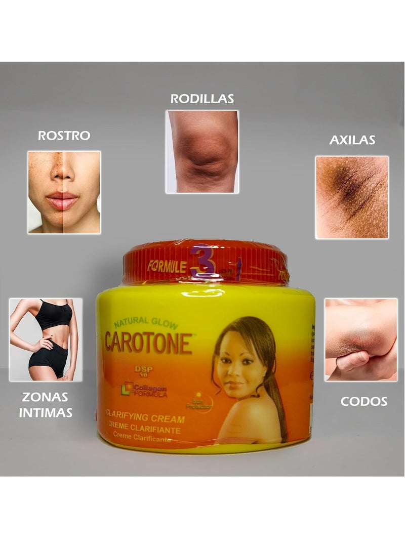 كاروتون كريم كاروتون Natural Glow DSP بالكولاجين فورمولا – تفتيح وترطيب مع واقي شمس – 135 مل - Image 4