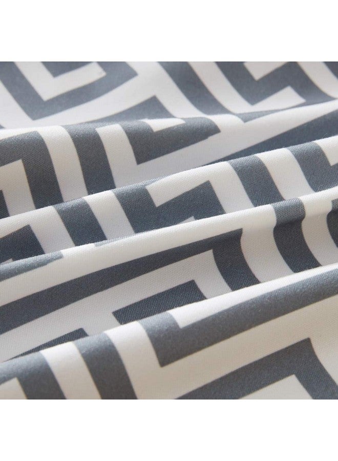 AEROHAVEN Set of 6 Satin Abstract Designer Decorative Throw Pillow/Cushion Covers - (Grey, 20 x 20 Inch) - Image 5