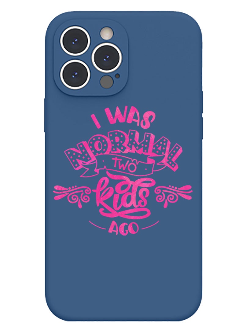 Theodor Protective Slim Fit Case Liquid Silicone Cover with Full Body Protection Anti-Scratch Shockproof Case For iPhone 13 Pro Max Blue  - Unicorn copy - Image 1