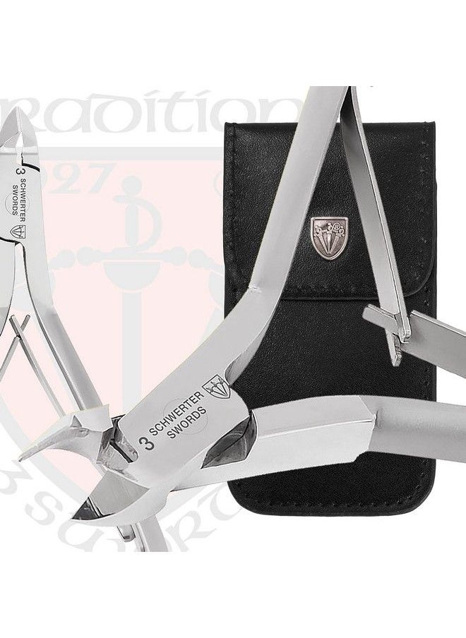 3 Swords Germany Brand Quality Stainless Cuticle Skin Nippers Remover Cutter Manicure Pedicure Grooming For Professional Fingernail & Toenail Care By 3 Swords (3717)  - Image 5