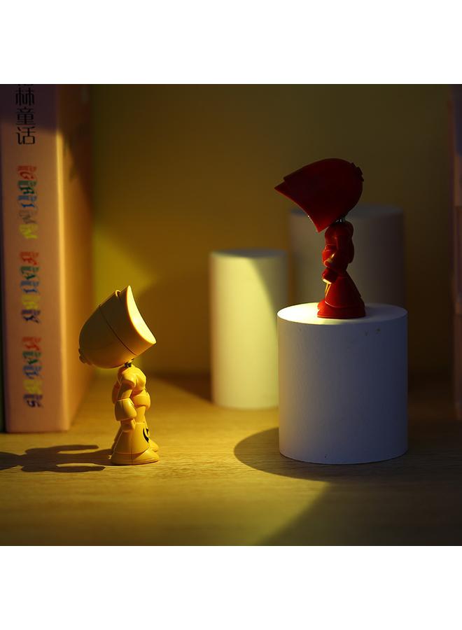 Bluejw New Robot Nightlight DIY Decorative Desktop Ornaments Cartoon Fighter Hero Magnetic Mini Cartoon Table Lamp - Image 3