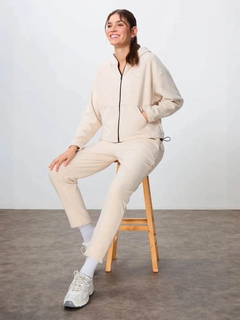 تومي لايف TOMMY Oversized Hooded Zipper Tracksuit Set