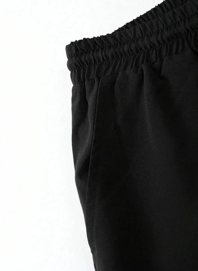 Take Two Men Black Casual Shirt and Pants Co-Ords