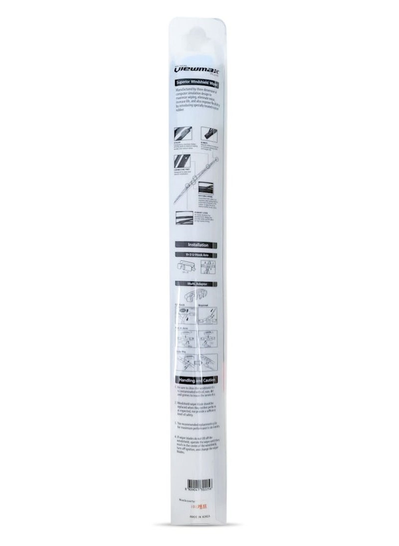 Viewmax Windshield Car Wiper Blades, Powerful Performance Conventional Wiper Blades - VIEW MAX -2 Pcs- (16" 400mm)  - Image 5