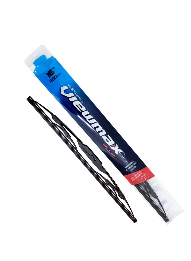 Viewmax Windshield Car Wiper Blades, Powerful Performance Conventional Wiper Blades - VIEW MAX -2 Pcs- (16" 400mm)  - Image 4