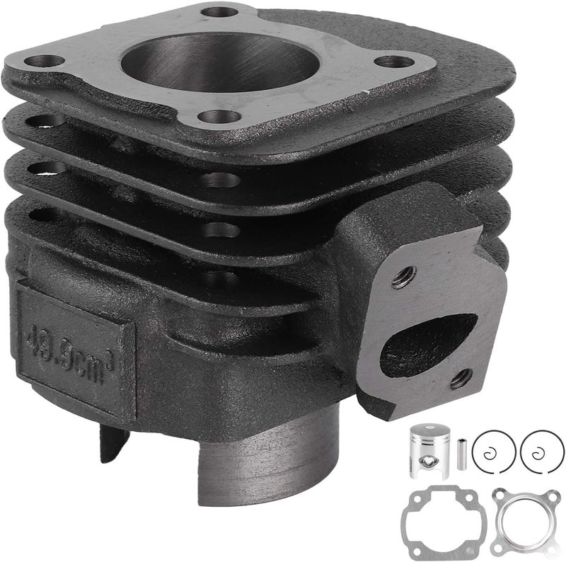 70cc 40mm Cylinder Kit with Piston Rings Set, Compatible Replacement for JOG 50CC Scooter 2 - Stroke Engine Motorcycle, Aluminum Iron Alloy Cylinder with Gaskets and - Image 1