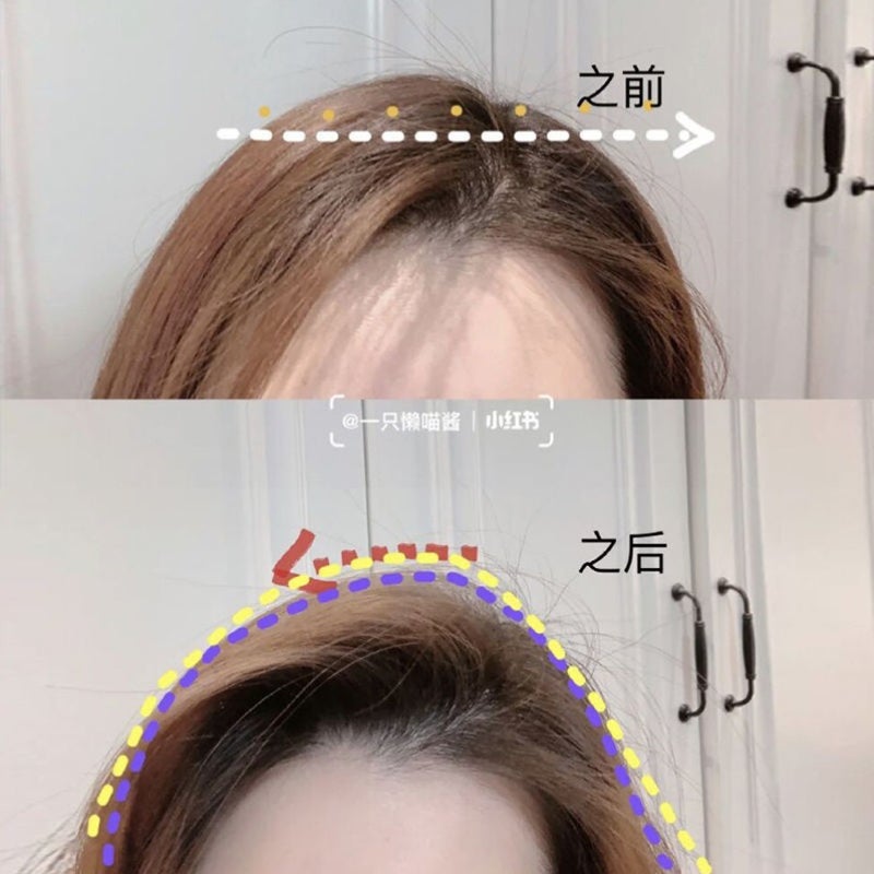 Hair Root Fluffy Artifact Cranium Elevated Shape Fixed Clip Lazy Person Pad Hair Root Positioning Air Bangs Hair Curler - Image 5