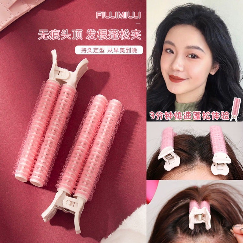 Hair Root Fluffy Artifact Cranium Elevated Shape Fixed Clip Lazy Person Pad Hair Root Positioning Air Bangs Hair Curler - Image 3