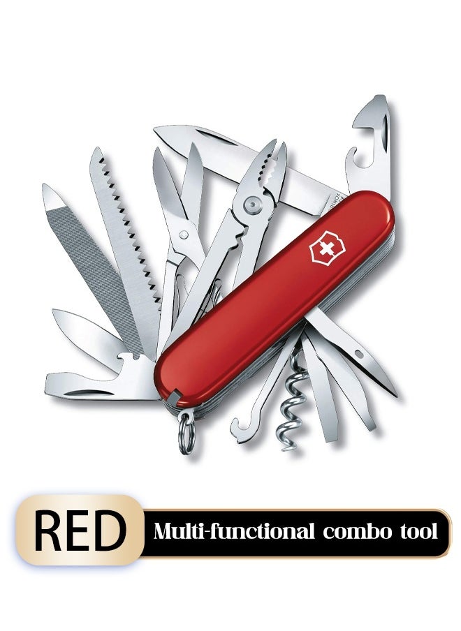 Swiss Army Swiss Army Knife, a portable multi-functional tool, a portable tool with 33 functions, suitable for various scenarios such as outdoor activities, rock climbing, and other outdoor adventures.  - Image 1