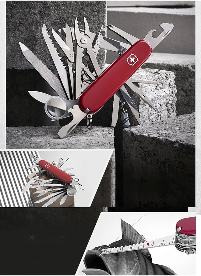 Swiss Army Swiss Army Knife, a portable multi-functional tool, a portable tool with 33 functions, suitable for various scenarios such as outdoor activities, rock climbing, and other outdoor adventures.  - Image 2